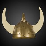 Novelty Viking Helmet - Gold
