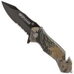 Nutwood Camo Rescue Knife - Camouflage