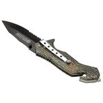 Nutwood Camo Rescue Knife -  