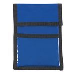 Nylon Neck Wallet Badge Holder - Royal Blue