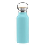 Oahu - 17 oz. Double-Wall Stainless Canteen Bottle - Laser - Light Blue