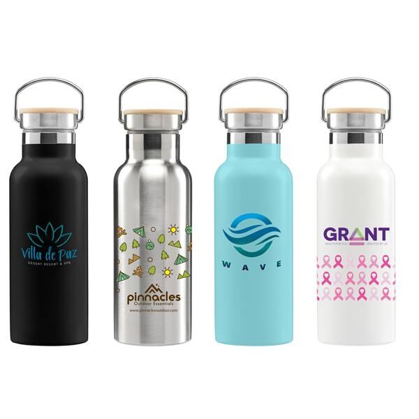 Main Product Image for Oahu 17 Oz Double Wall Stainless Canteen Bottle - Full Color