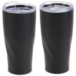 Oasis 20 oz Stainless Steel/Polypropylene Tumbler - Metallic Black