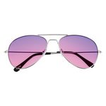 Ocean Gradient Aviator Sunglasses - Purple