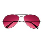 Ocean Gradient Aviator Sunglasses - Red