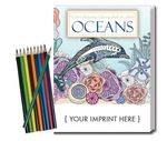 Buy Oceans Coloring Book For Adults + Colored Pencils Relax Pack