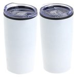 Olympus 20 oz. Stainless Steel/PP Tumbler - Bright White