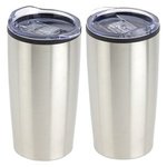 Olympus 20 oz. Stainless Steel/PP Tumbler - Metallic Silver