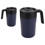 Omni 13 oz Stainless Steel/Polypropylene Mug - Medium Blue