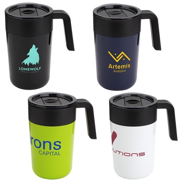 Main Product Image for Imprinted Omni 13 Oz Stainless Steel/Polypropylene Mug