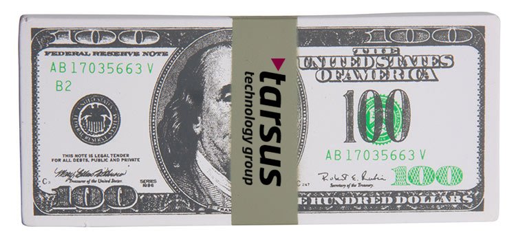 Main Product Image for Custom One Hundred Dollar Bill Stack Squeezies (R) Stress Reliev