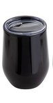 Onyx Wine goblet 12 oz Stainless Steel/Polypropylene - Metallic Black