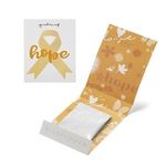 Orange Ribbon Garden of Hope Seed Matchbook - White