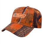 Buy Embroidered Orange Ridge Camo Cap