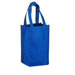 Orchard Breeze 2-Bottle Wine Bag - Medium Blue