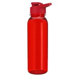 Outdoorsman- 24 oz- Drink Thru Lid - Transparent Red