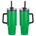 Outpost 40 oz Stainless Steel/Polypropylene Mug - Green