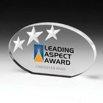 Buy Oval Deep Etch Award - Silkscreen
