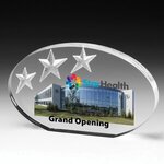 Buy Oval Deep Etch Award - Full Color