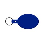 Oval Flexible Key Tag - Blue