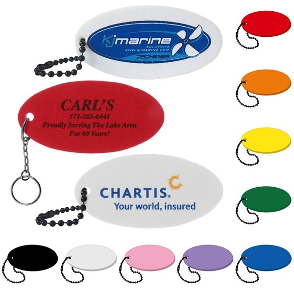 Main Product Image for Oval Floating Key Tag