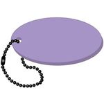 Oval Floating Key Tag - Purple