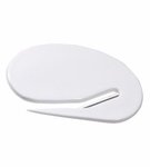 Oval Letter Opener - White