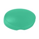 Oval Pill Box - Translucent Aqua