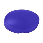Oval Pill Box - Translucent Blue