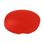 Oval Pill Box - Translucent Red