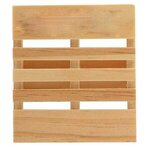 Pallet Coaster  4 Pack - Natural Pine Wood