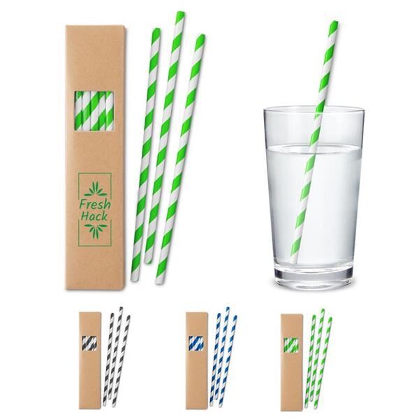 Main Product Image for Promotional Paper Straw Set - 20/Pc