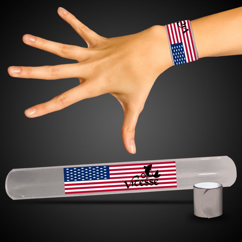 Main Product Image for Patriotic Slap Bracelet