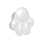 Paw Mega Magnet Clip - White