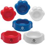 Buy Custom Printed Paw Shaped Pet Bowl