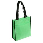 Peak Tote Bag with Pocket - Green