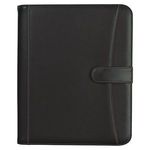 Pebble Grain 8 1/2" x 11" Zippered Portfolio With Calculator -  