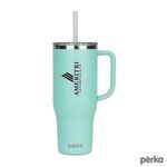 Perka® Kempton 40 oz. Double Wall, Stainless Steel Travel... - Aqua