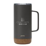 Perka® Kerstin 16 oz. 304 Double Wall Stainless Steel Mug - Grey