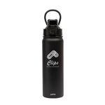 Perka® Rex 24 oz. Double Wall, Stainless Steel Water Bottle - Black