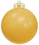 Personalized Custom Ornaments Flat Fundraising Shatterproof - Gold