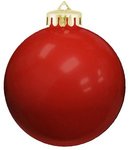 Personalized Custom Ornaments Flat Fundraising Shatterproof - Red