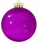 Personalized Custom Ornaments Flat Fundraising Shatterproof - Translucent Purple