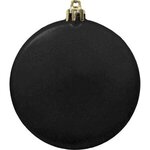 Personalized Ornament Flat Satin Finish Shatterproof - Black
