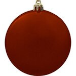 Personalized Ornament Flat Satin Finish Shatterproof - Burgundy