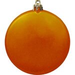 Personalized Ornament Flat Satin Finish Shatterproof - Orange