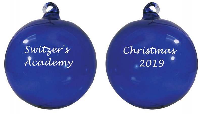 Main Product Image for Personalized Ornaments Hand Blown Glass - 2 Sided