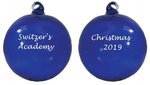 Buy Imprinted Personalized Ornaments Hand Blown Glass - 2 sided impr