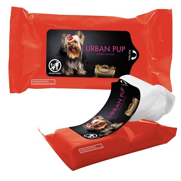 Main Product Image for Custom printed Pet Wipes in Pouch