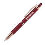 Phoenix Softy Rose Gold Classic Pen w/ Stylus - Laser